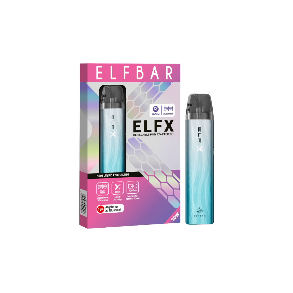 Elfbar - ELFX - Kit - Silver Blue