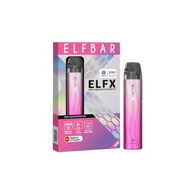 Elfbar - ELFX - Kit - Silver Pink