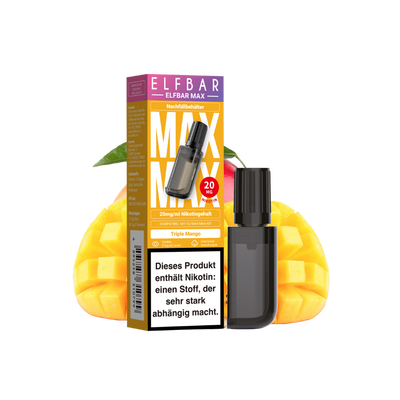 Elfbar Max Pod - Tripple Mango 20mg nicotine content