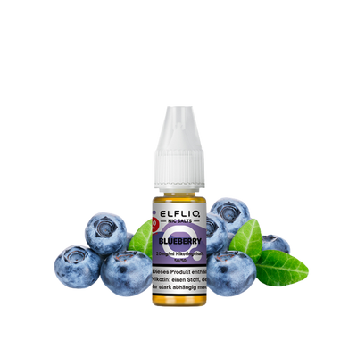 Elfbar - Elfliq Blueberry nicotine salt liquid