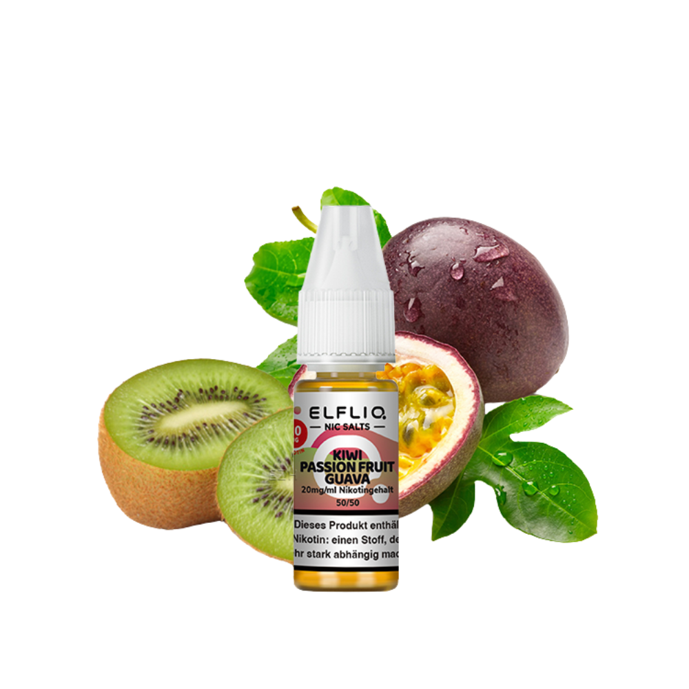 Elfbar - Elfliq Kiwi Passionfruit Guava nicotine salt liquid
