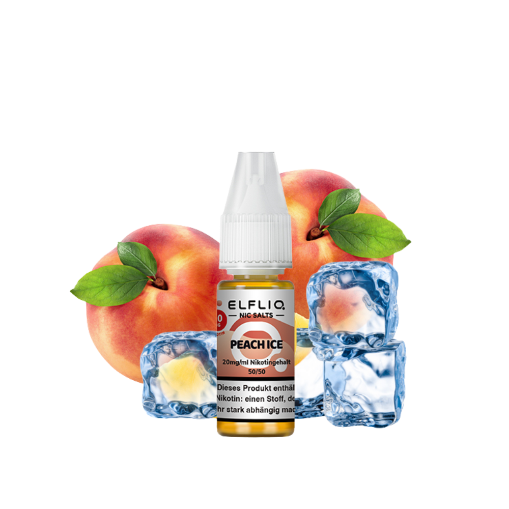 Elfbar - Elfliq Peach Ice nicotine salt liquid