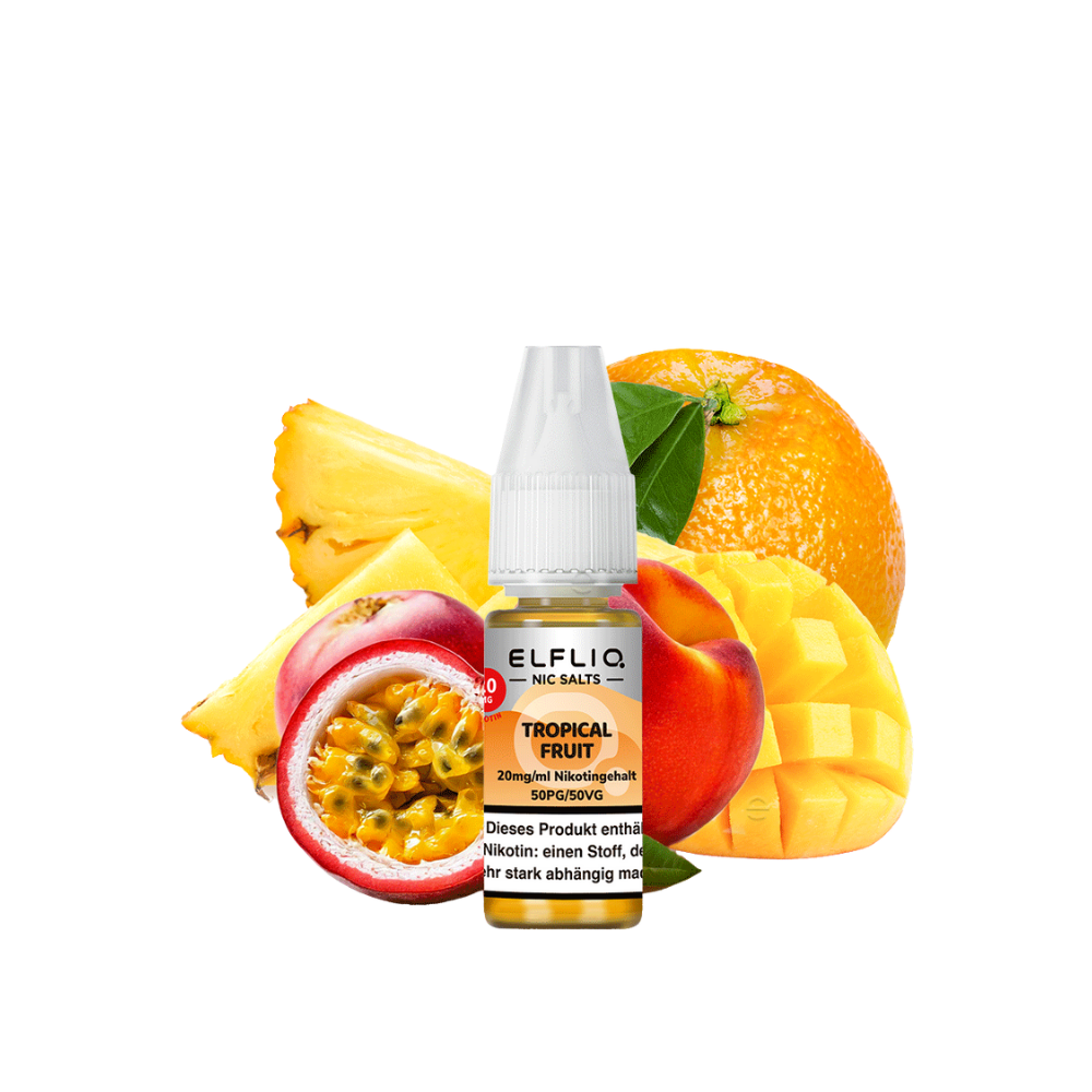 Elfbar - Elfliq Tropical Fruit nicotine salt liquid