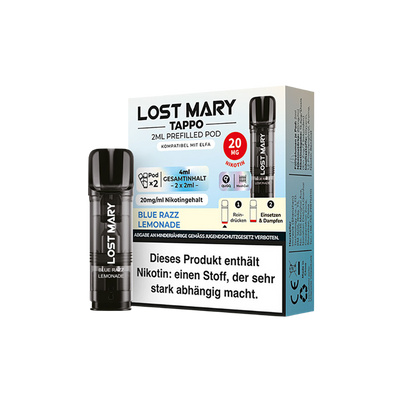 Elfbar Lost Mary Tappo Pod - Blue Razz Lemonade 2x 20mg