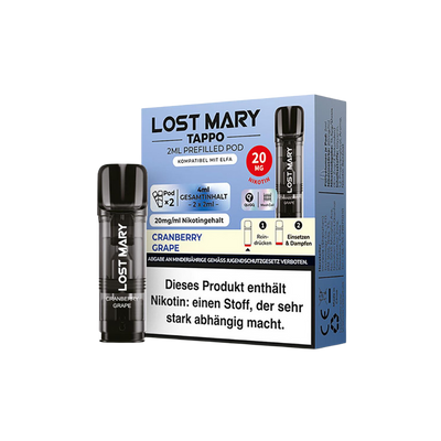 Elfbar Lost Mary Tappo Pod - Cranberry Grape 2x 20mg