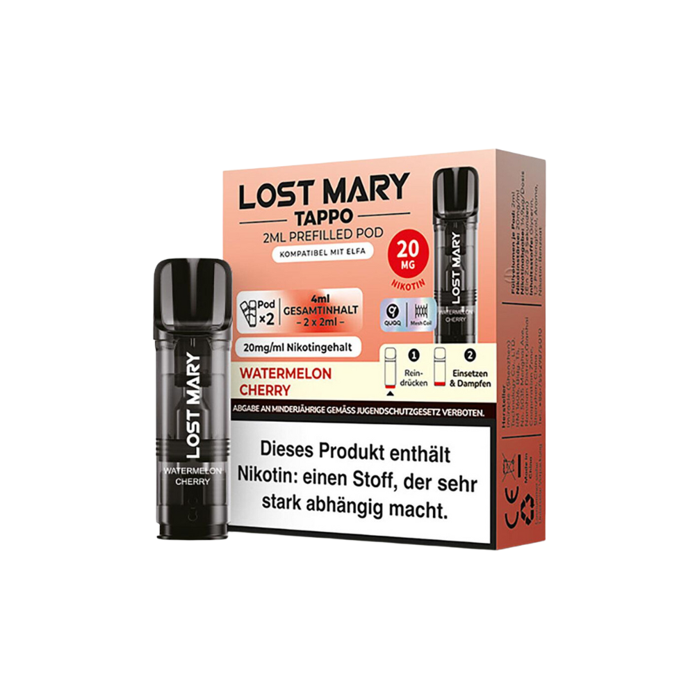 Elfbar Lost Mary Tappo Pod - Watermelon Cherry 2x 20mg