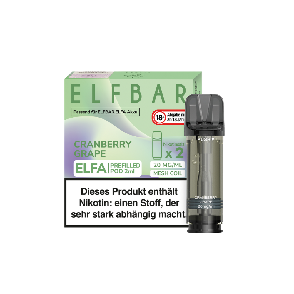 ELFA Pod - Cranberry Grape - 2x 20mg