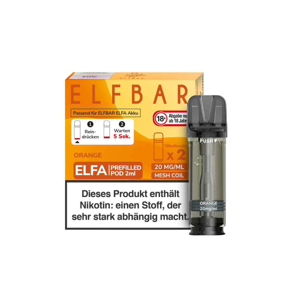 ELFA Pod - Orange - 2x 20mg