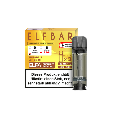 ELFA Pod - Pineapple Lemon Qi - 2x 20mg
