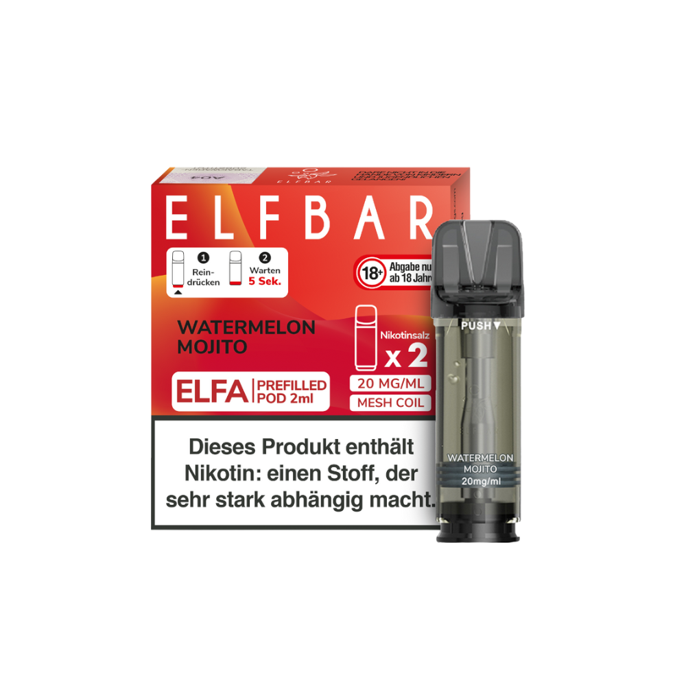 ELFA Pod - Watermelon Mojito - 2x 20mg