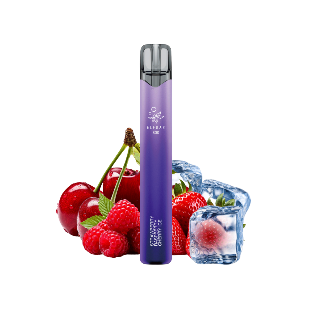 Elfbar 800 - Strawberry Raspberry Cherry Ice 