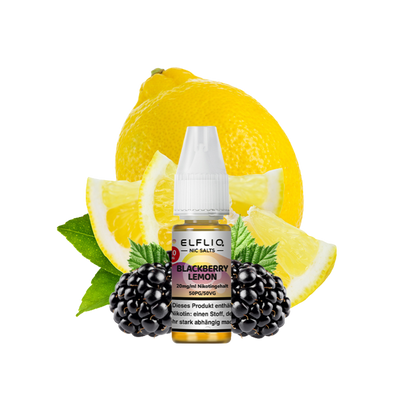 Elfbar - Elfliq Blackberry Lemon nicotine salt liquid