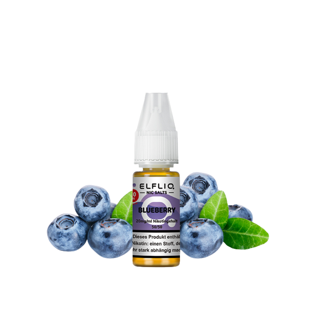 Elfbar - Elfliq Blueberry nicotine salt liquid