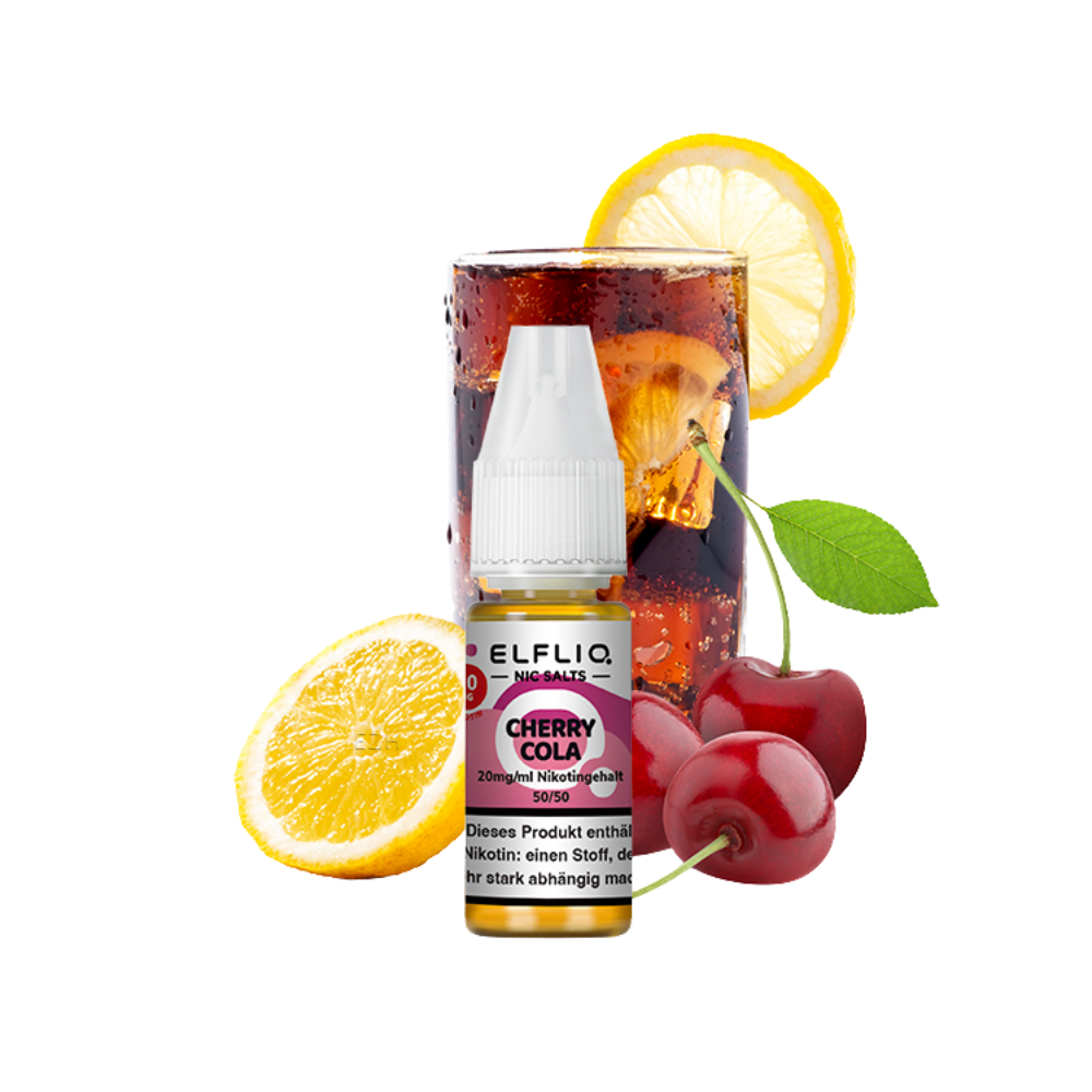Elfbar - Elfliq Cherry Cola nicotine salt liquid