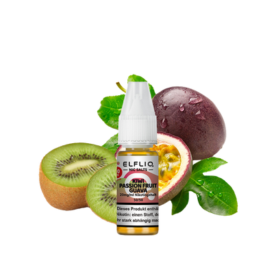 Elfbar - Elfliq Kiwi Passionfruit Guava nicotine salt liquid
