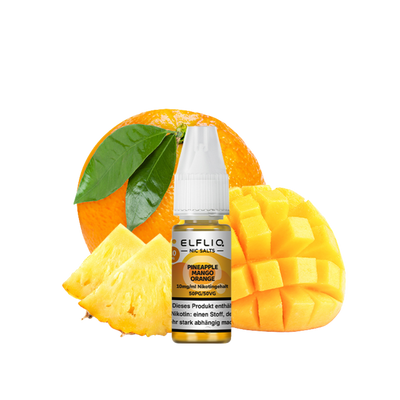 Elfbar - Elfliq Pineapple Mango Orange nicotine salt liquid