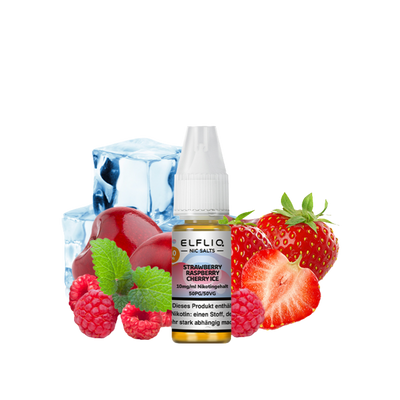 Elfbar - Elfliq Strawberry Raspberry Cherry Ice nicotine salt liquid