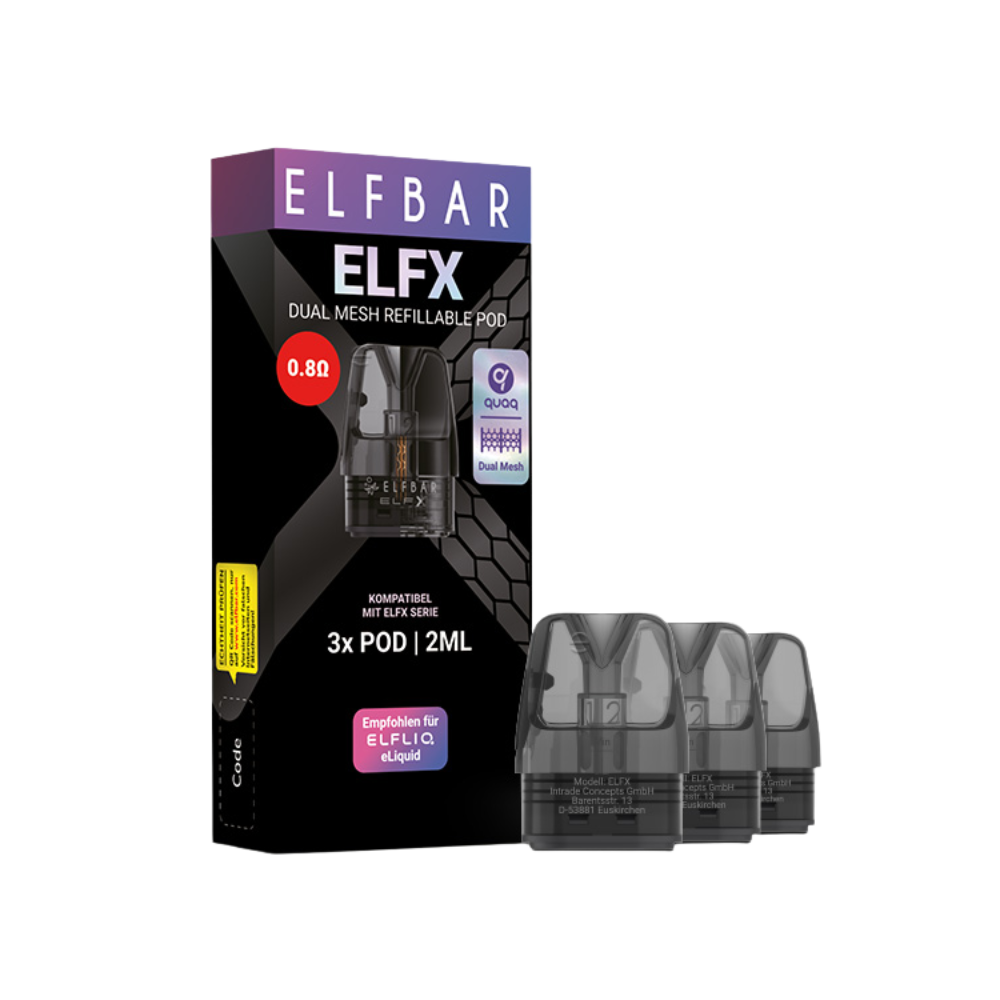 ELFX Refillable Pod 0.8 Ω (Leerpod)
