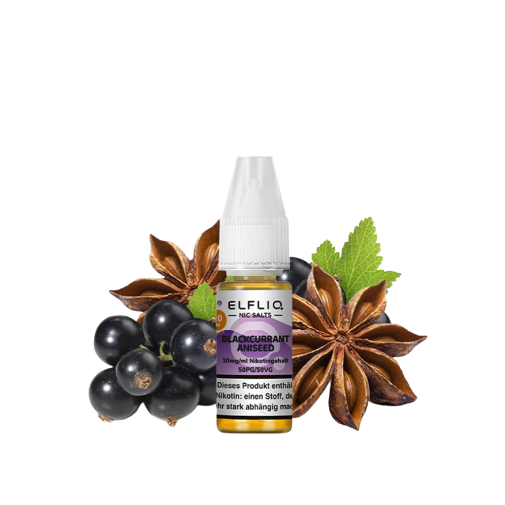 Elfbar - Elfliq Blackcurrant Aniseed nikotinsalz liquid