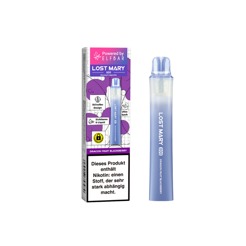 Lost Mary 800 - Dragon Fruit Blackberry