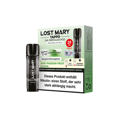 Elfbar Lost Mary Tappo Pod - Kiwi Passion Fruit Guava 2x 20mg