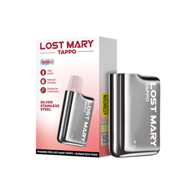 Lost Mary Tappo - Base Unit - ELFBAR - Silver Stainless