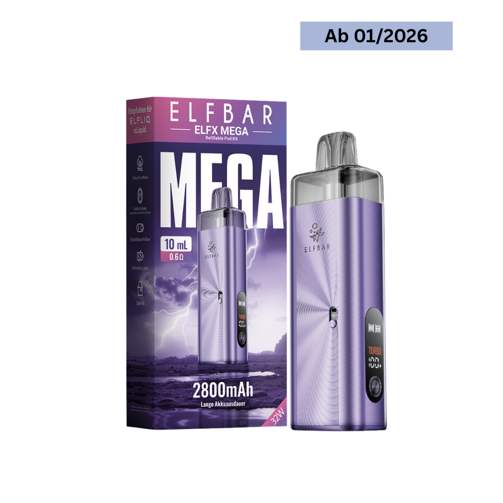 Elfbar Elfx Mega Pod Kit - Purple
