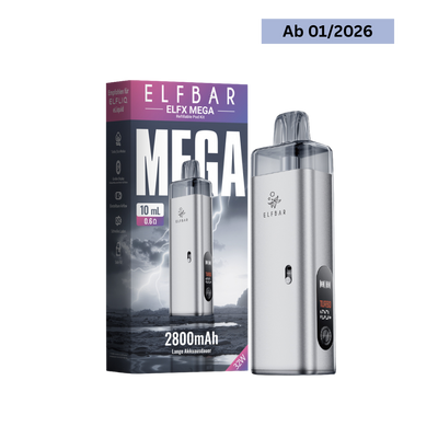 Elfbar Elfx Mega Pod Kit - Silver
