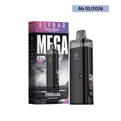 Elfbar Elfx Mega Pod Kit - Black