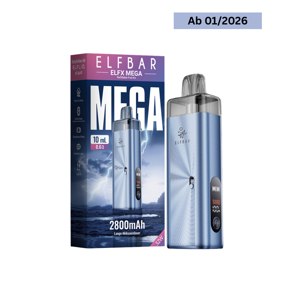 Elfbar Elfx Mega Pod Kit - Cyan