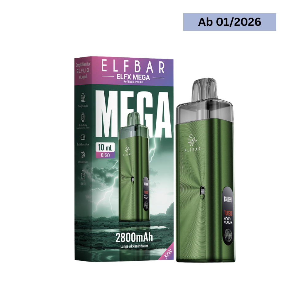 Elfbar Elfx Mega Pod Kit - Green