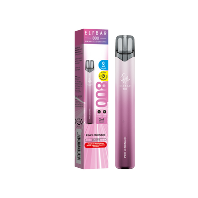 Elfbar 800 - Pink Lemonade Nicotine Free