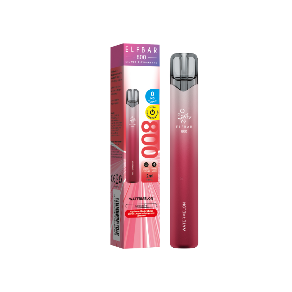 Elfbar 800 - Watermelon Nicotine Free